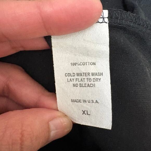 Monument Men's Graphic Print Streetwear T-Shirt Black XL NWT - Picture 4 of 5